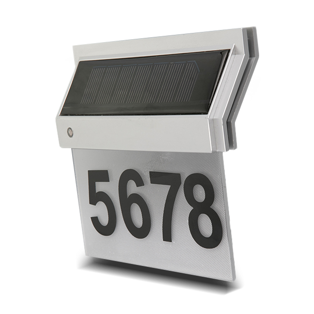 2211-N1 Solar House Number Wall Light 50x32x100MM