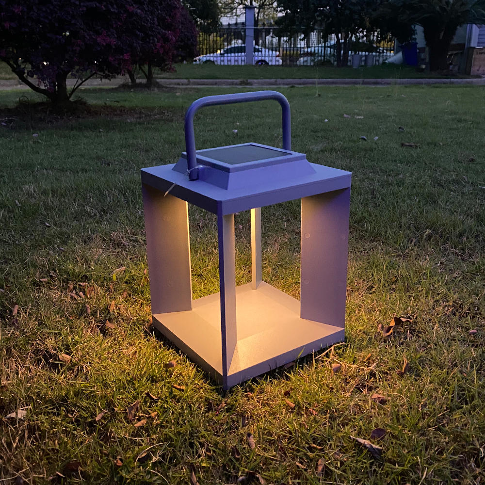 LG-58S wireless rechargeable landscape decorative lawn parterre garden pathway deck solar lantern