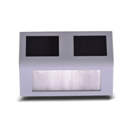 2211-W3 WH LED Plastic Solar Garden Wall Light 138x95x27MM