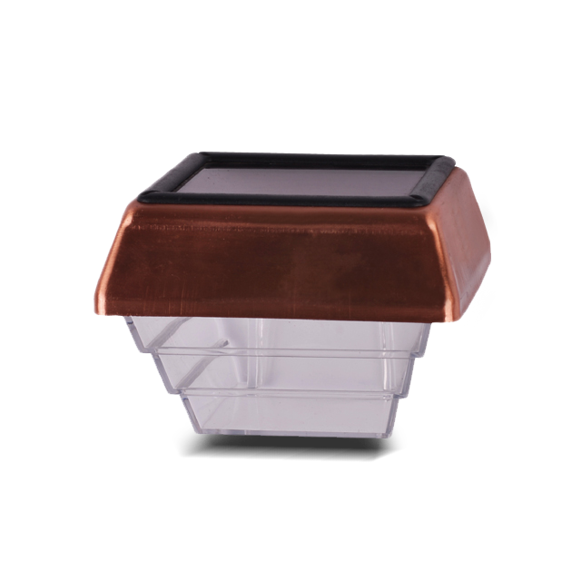 2211-D7 CO Brown Plastic Waterproof Environmental Solar-Powered Wall Light