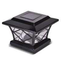 2211-F10 BL Black Diamond Pattern LED Post Cap Light