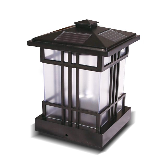 2211-M4 White LED Landscape Post Cap Light 145x145x205MM