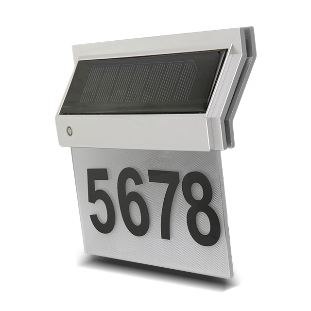 2211-N1 Solar House Number Wall Light