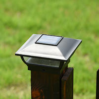 2211-NP3 BL Waterproof Garden Wireless Post Cap Light