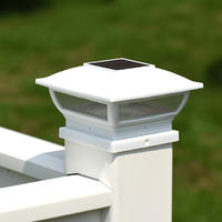 2211-NP3 WH Outdoor Wireless LED Plastic Post Cap Light